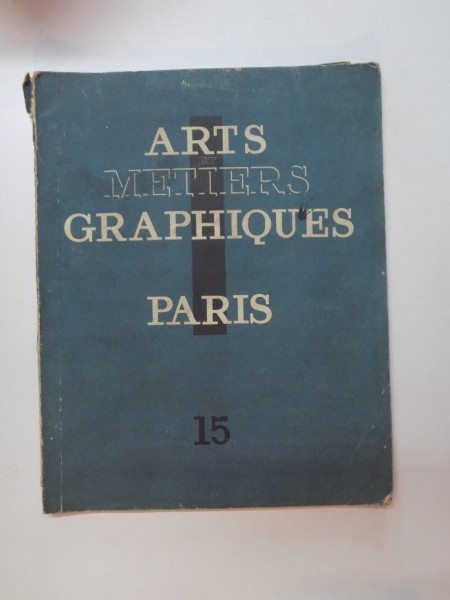 ARTS ET METIERS GRAPHIQUES , NR. 15 JANVIER, 1930