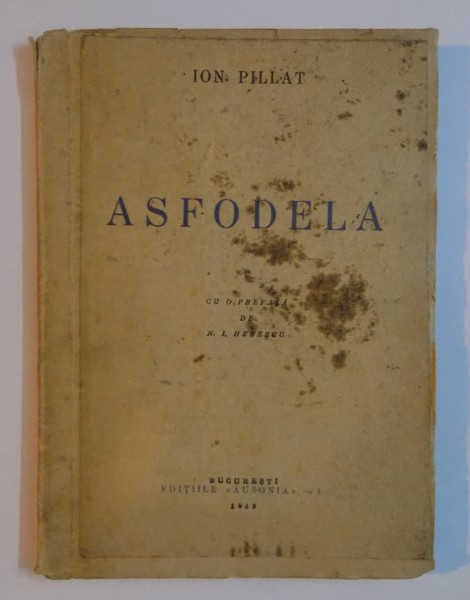 ASFODELA de ION PILLAT , 1943