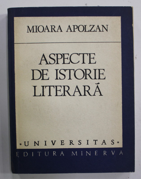 ASPECTE DE ISTORIE LITERARA de MIOARA APOLZAN , DESTINUL UNEI PUBLICATII : R.F.R. , 1983