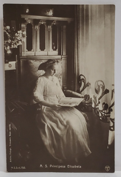 A.S.R. PRINCIPESA ELISABETA , ARHIVA FOTO. VOINESCU , TIP CARTE POSTALA , INCEPUTUL SEC. XX