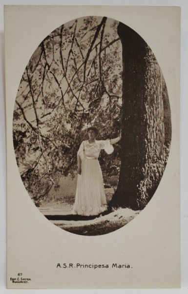 A.S.R. PRINIPESA MARIA , COLECTIA A. BRAND , SINAIA , CARTE POSTALA , INCEPUTUL SEC. XX
