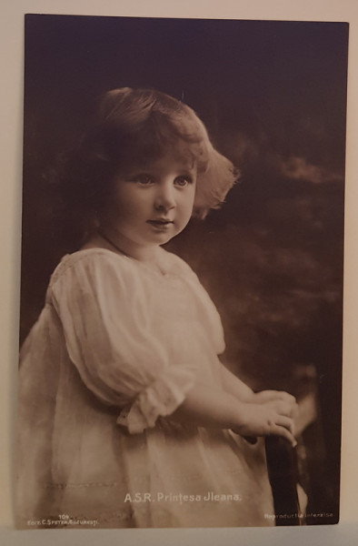 A.S.R. PRINTESA ILEANA , FOTOGRAFIE TIP CARTE POSTALA , INCEPUTUL SECOLULUI XX