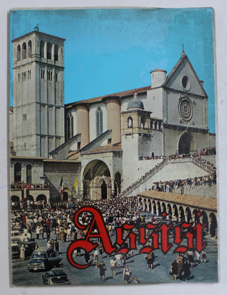 ASSISI di G . FISCON  - G . MORICONI , ALBUM IN ITALIANA  - FRANCEZA - GERMANA  - ENGLEZA  - SPANIOLA