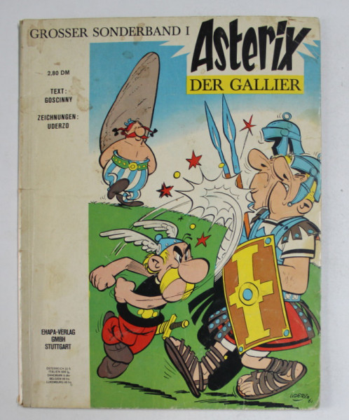 ASTERIX DER GALLIER , , text GOSCINNY , zeichnungen UDERZO , 1968