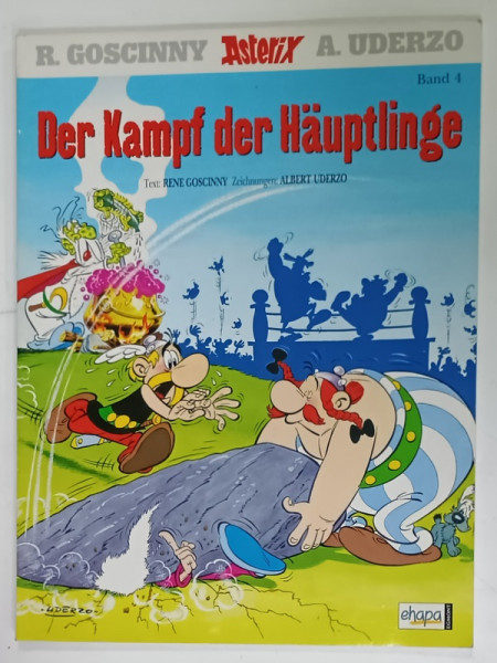 ASTERIX , DER KAMPF DER HAUPTLINGE  ( LUPTA SEFILOR  ) , BENZI DESENATE CU TEXT IN LIMBA  GERMANA , von RENE GOSCINNY , zeichnungen  ALBERT  UDERZO , 2008