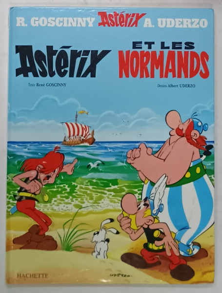 ASTERIX ET LES NORMANDS  par R. GOSCINNY et A. UDERZO , BENZI DESENATE CU TEXT IN LIMBA  FRANCEZA , 2008