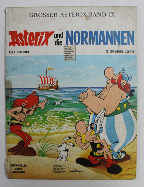 ASTERIX UND DIE NORMANNEN , text GOSCINNY , zeichnungen UDERZO , 1971 , CONTINE BENZI DESENATE