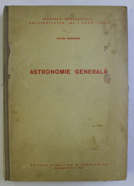 ASTRONOMIE GENERALA de VICTOR NADOLSCHI , 1963