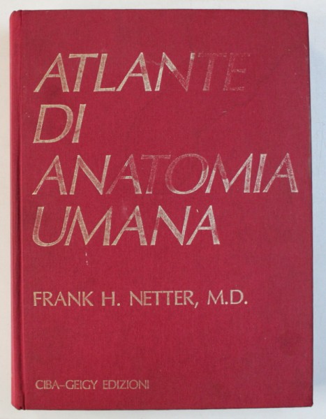 ATALNTE DI ANATOMIA UMANA di FRANK H . NETTER , 1990