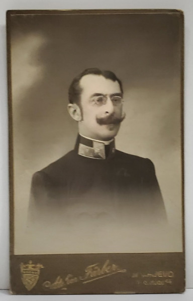 ATELIER FARBER , SARAJEVO , DOMN IN UNIFORMA , FOTOGRAFIE C.D.V. , 1908