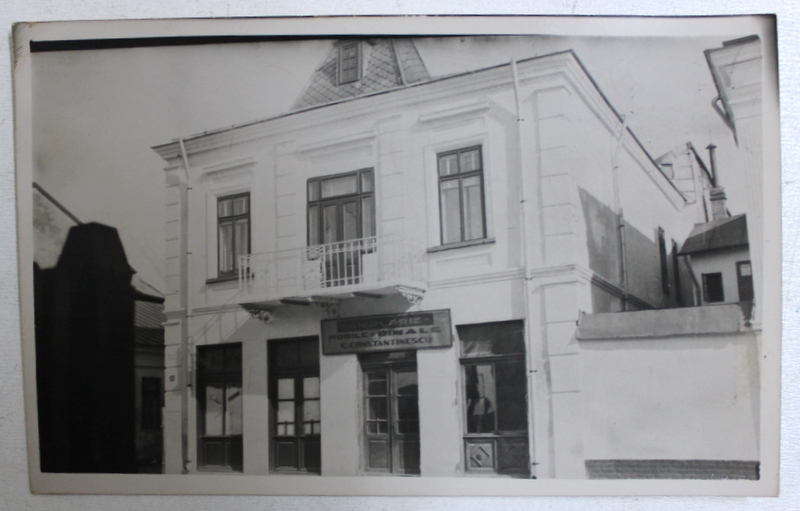 ATELIERUL " TAMPLARIE -  MOBILE SI BINALE - C. CONSTANTINESCU " , PITESTI , FOTOGRAFIE TIP CARTE POSTALA , NECIRCULATA