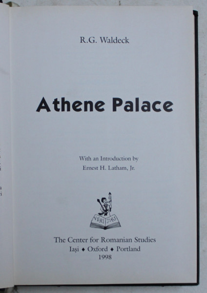 ATHENE PALACE by R.G. WALDECK , 1998