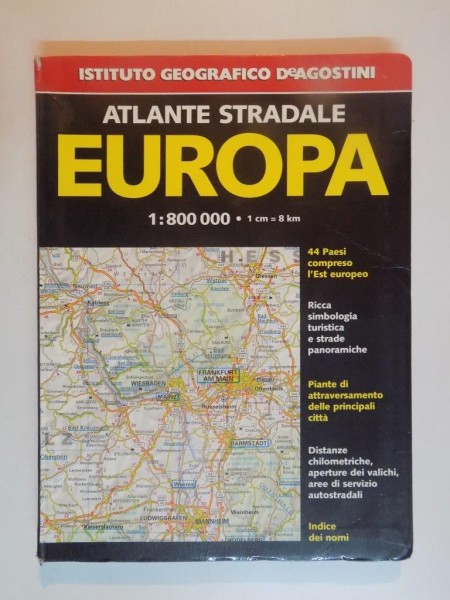 ATLANTE STRADALE . EUROPA , 2001