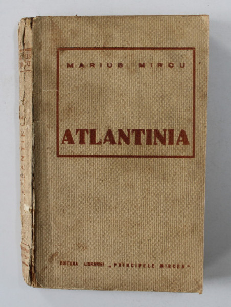ATLANTINIA de MARIUS MICU , 1941 , DEDICATIE*