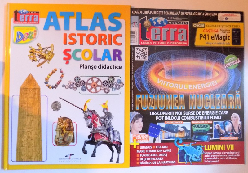 ATLAS ISTORIC SCOLAR - PLANSE DIDACTICE de DRAGOS SEBASTIAN BECHERU , 2017