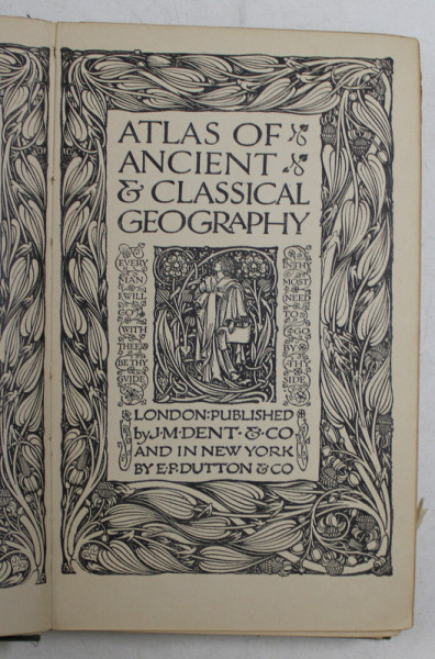 ATLAS OF ANCIENT AND CLASSICAL GEOGRAPHY , 1914
