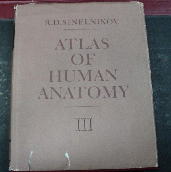 ATLAS OF HUMAN ANATOMY VOL.III 1990(ENGLEZA)-R.D.SINELNIKOV