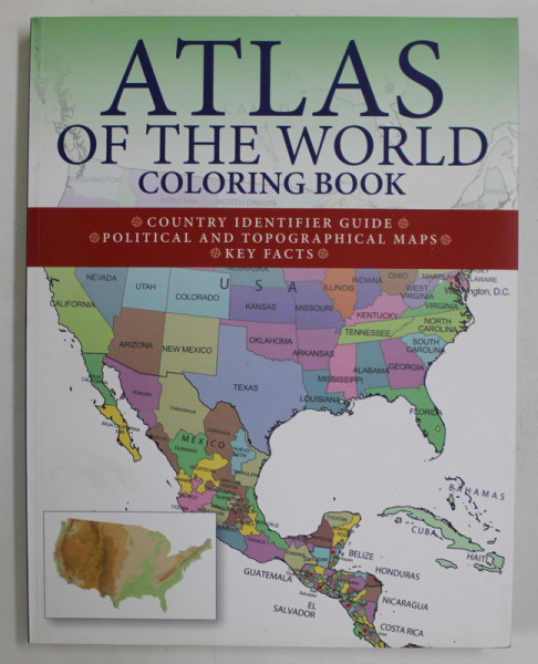 ATLAS OF THE WORLD COLORING BOOK , 2017