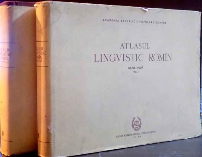 ATLASUL LINGVISTIC ROMAN , SERIE NOUA , VOL I - II , 1956