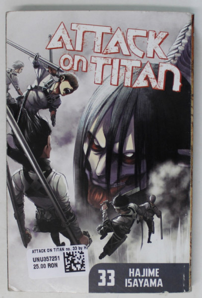 ATTACK ON TITAN no. 33 by HAJIME ISAYAMA , 2021 , BENZI DESENATE *