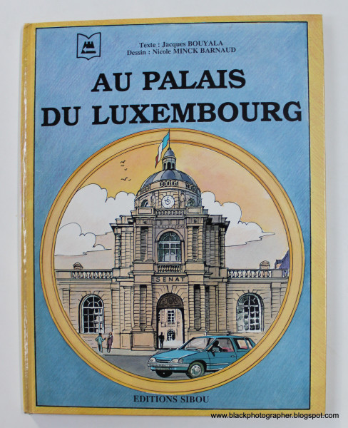 AU PALAIS DU LUXEMBOURG par JACQUES BOUYALA , dessin NICOLE MINCK BARNAUD , 1991 , BENZI DESENATE