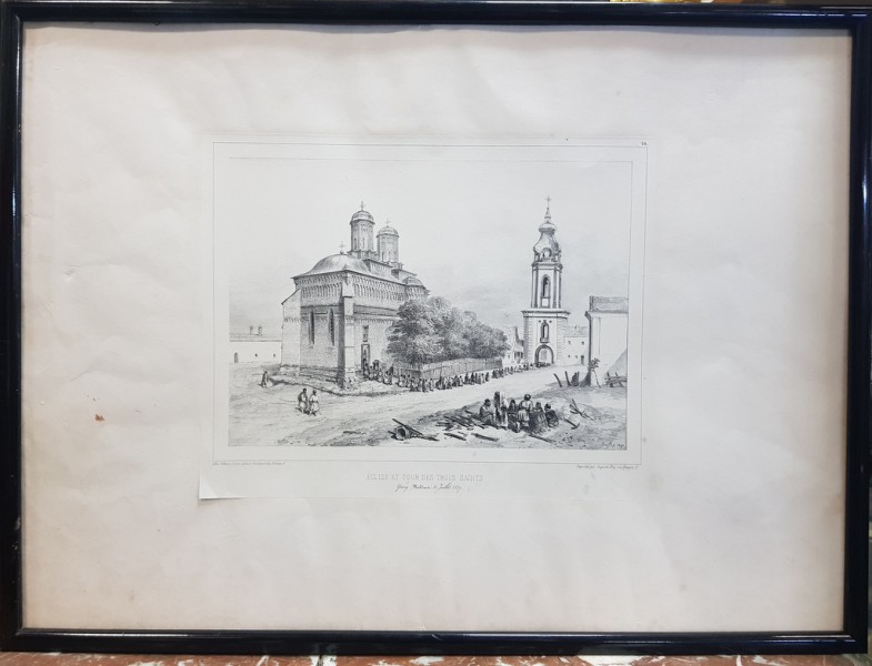 Auguste Raffet (1804-1860) - Biserica Trei Ierarhi, Iasi, 1837
