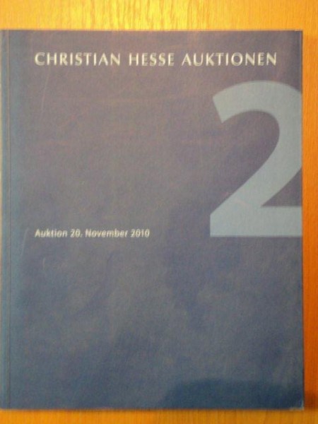 AUKTION 20,NOVEMBER 2010-CHRISTIAN HESSE