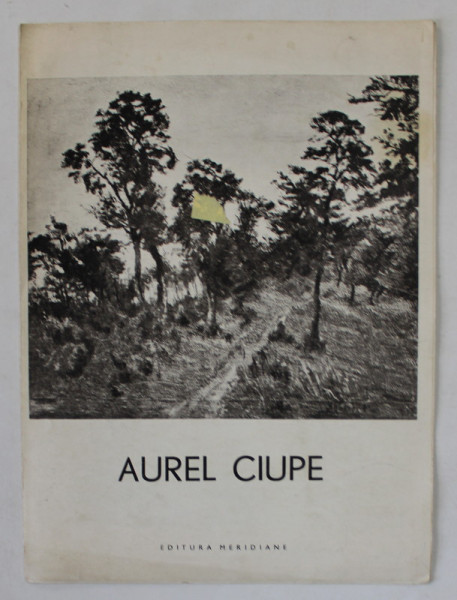 AUREL CIUPE , PLIANT DE PREZENTARE , ANII '60