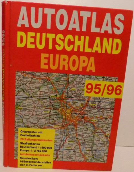 AUTOATLAS , DEUTSCHLAND EUROPA , 95/96 , 1995