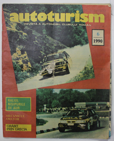 AUTOMOBILISM , REVISTA  A  AUTOMOBIL CLUBULUI ROMAN , NR. 6 , 1990