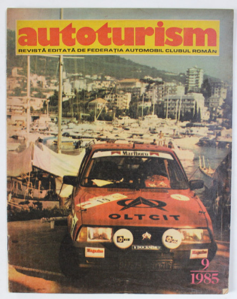 AUTOTURISM , REVISTA EDITATA DE   AUTOMOBIL CLUBUL ROMAN , NR. 9 / 1985