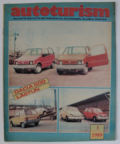 AUTOTURISM , REVISTA EDITATA DE FEDERATIA   AUTOMOBIL CLUBUL ROMAN , NR. 3 / 1989