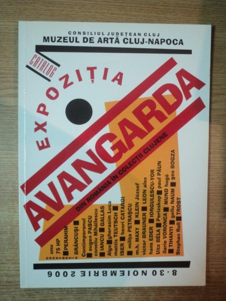 AVANGARDA DIN ROMANIA IN COLECTII CLUJENE , EXPOZITIE SI CATALOG DE CALIN STEGEREAN , Cluj Napoca 2006