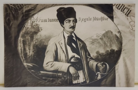 AVRAM IANCU , REGELE MUNTILOR , REPRODUCEREA UNEI PICTURI PE CARTE POSTALA , INTERBELICA