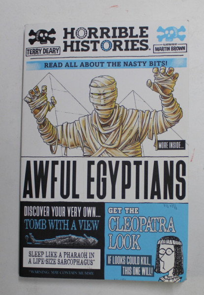 AWFUL EGYPTIANS   by TERRY DEARY , illustrated by MARTIN BROWN , 2021