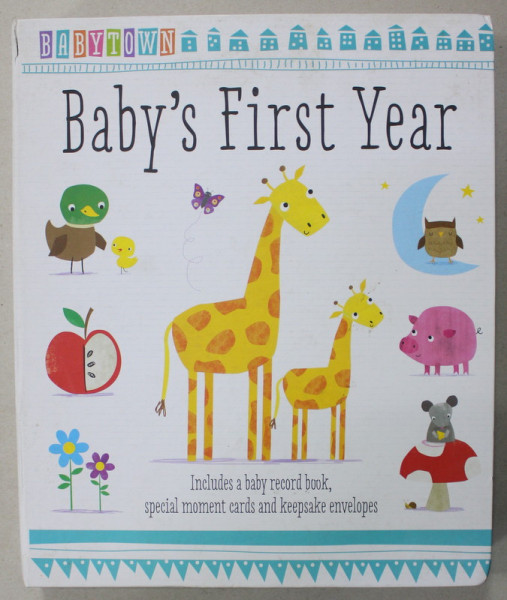 BABY 'S FIRST YEAR , INCLUDES A BABY RECORD BOOK , SPECIAL CARDS AND KEEPSAKE ENVELOPES , 2015