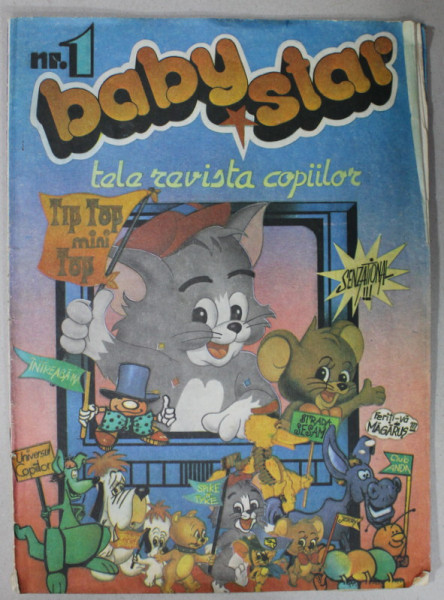 BABY STAR , TELE REVISTA COPIILOR , NR. 1 , MARTIE , 1991