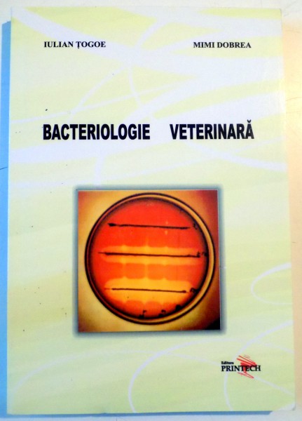 BACTERIOLOGIE VETERINARA de IULIAN TOGOE , MIMI DOBREA , 2006 , PREZINTA HALOURI DE APA