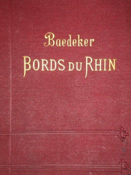 BAEDEKER BORDS DU RHIN