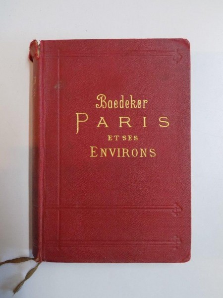 BAEDEKER PARIS ET SES ENVIRONS , MANUEL DU VOYAGEU  PARL KARL BAEDEKER , 1924