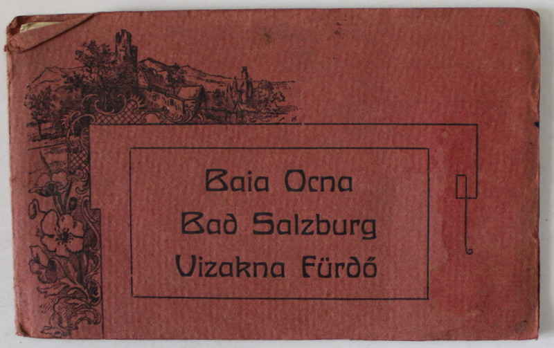 BAIA OCNA / BAD SALZBURG / VIZAKNA FURDO , MINIALBUM CU FOTOGRAFII , 1919