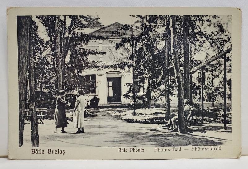 BAILE BUZIAS - BAILE PHONIX , CARTE POSTALA ILUSTRATA , 1931