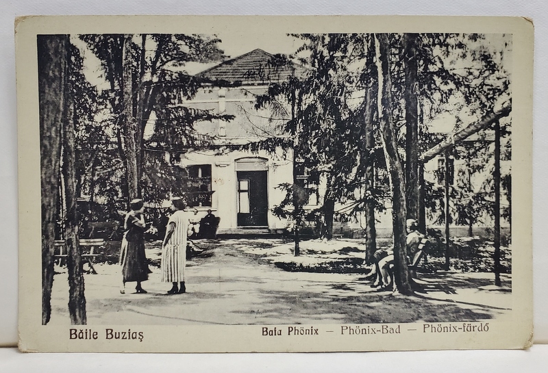 BAILE BUZIAS - BAILE PHONIX , CARTE POSTALA ILUSTRATA , 1931