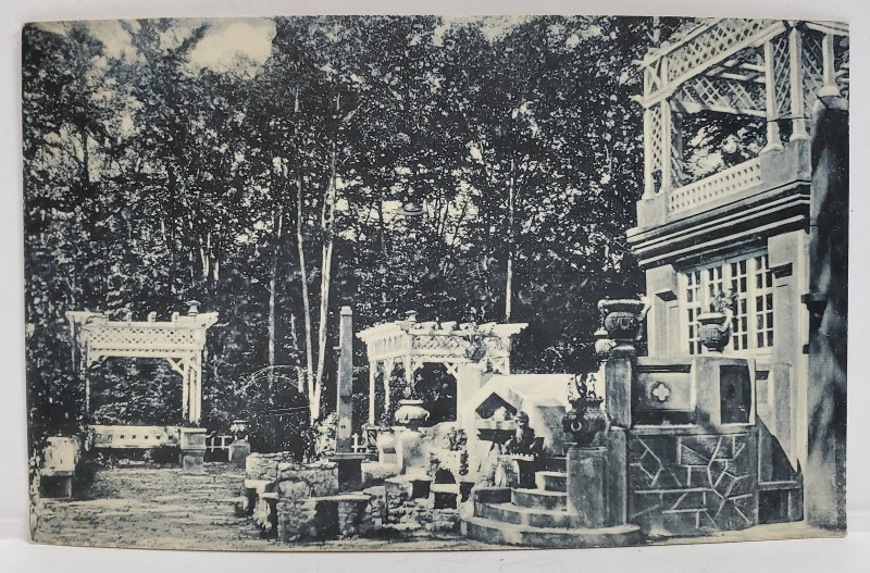 BAILE GOVORA , CASTELUL APELOR ( CUCURIGUL )  , CARTE POSTALA , INCEPUTUL SEC. XX