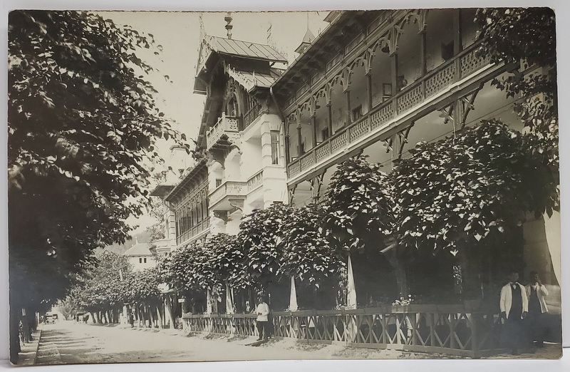 BAILE GOVORA , HOTEL STEFANESCU , CARTE POSTALA ILUSTRATA , 1931