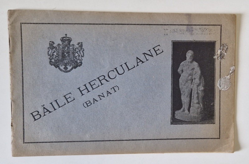 BAILE HERCULANE ( BANAT ), PLIANT DE PREZENTARE , 1924
