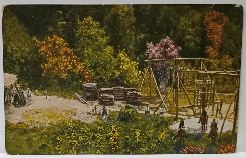 BAILE PUCIOASA , PUTUL CU IOD , CARTE POSTALA , 1926