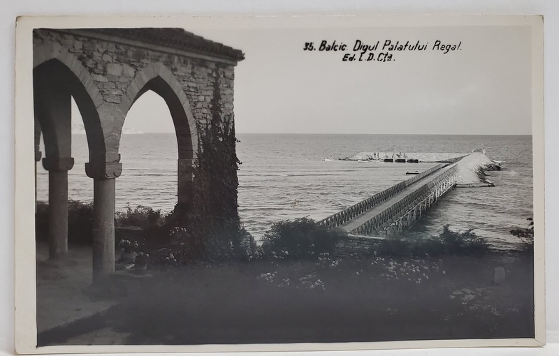 BALCIC , DIGUL PALATULUI REGAL , FOTOGRAFIE TIP CARTE POSTALA , INTERBELICA