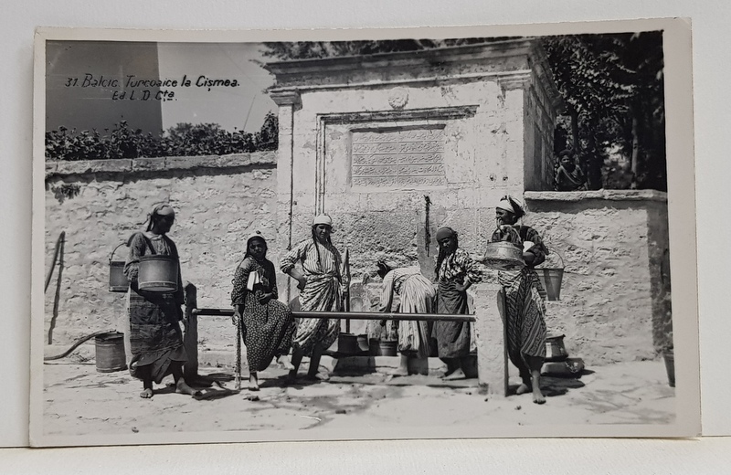 BALCIC - TURCOAICE LA CISMEA , FOTOGRAFIE TIP CARTE POSTALA , MONOCROMA,. NECIRCULATA , PERIOADA INTERBELICA