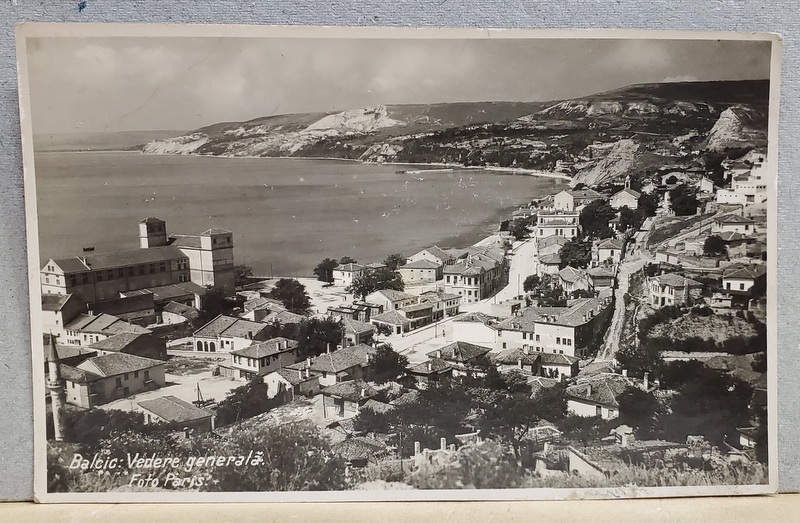 BALCIC , VEDERE GENERALA , FOTO '' PARIS '' , FOTOGRAFIE TIP CARTE POSTALA , INTERBELICA